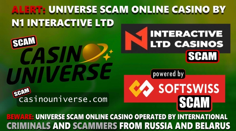 Universe - softswiss scam - Casino by Softswiss